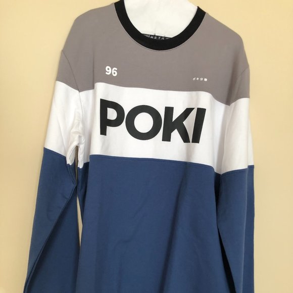 Meta Poki Collection Men's Long-sleeved  Multicolor Shirt - Picture 1 of 9